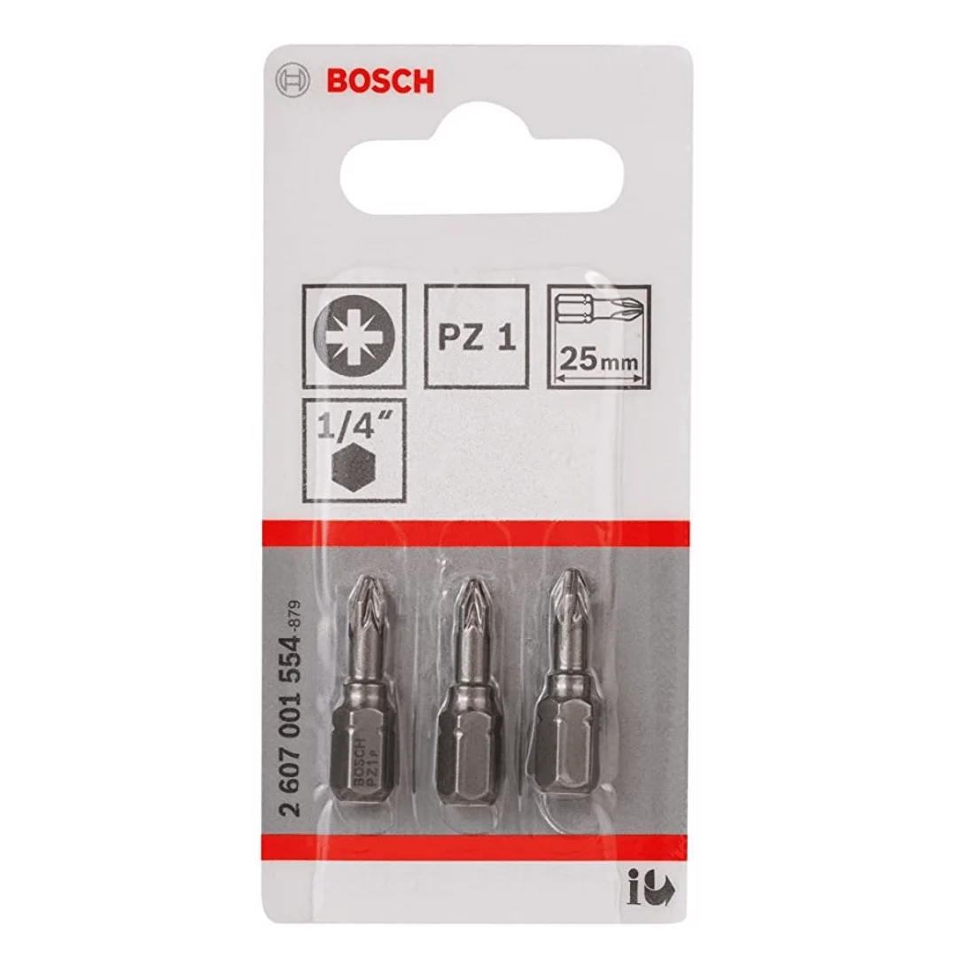 Jeu de 3 Embouts Pz1-25 Extra Dur 2607001554