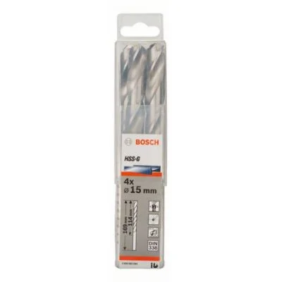 Jeu 4 Forets Hss-G Diametre 15mm 2608585594