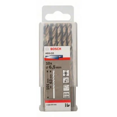 Jeu 10 Forets Hss Co Inox 6.5x63x101 2608585890