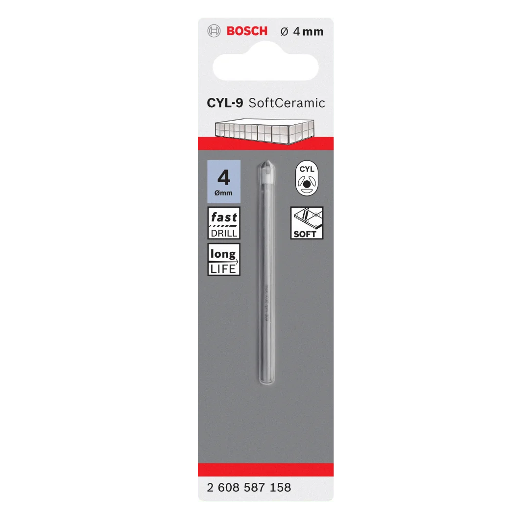 Foret Cyl-9 Ceramic 4 X 70mm 2608587158