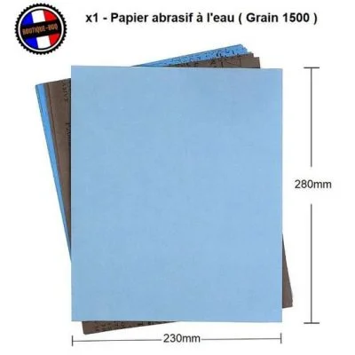 Nouvel Abrasif de poncage a main 230x280mm Grain 1500 – 100pcs 2608621542