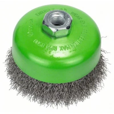 Brosse Boisseau Bosch Inox 100mm M14 0,3 Cfi 2608622103
