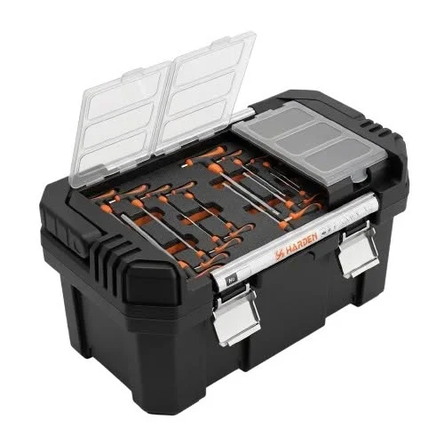 Boîte à outils en plastique robuste 22 Harden