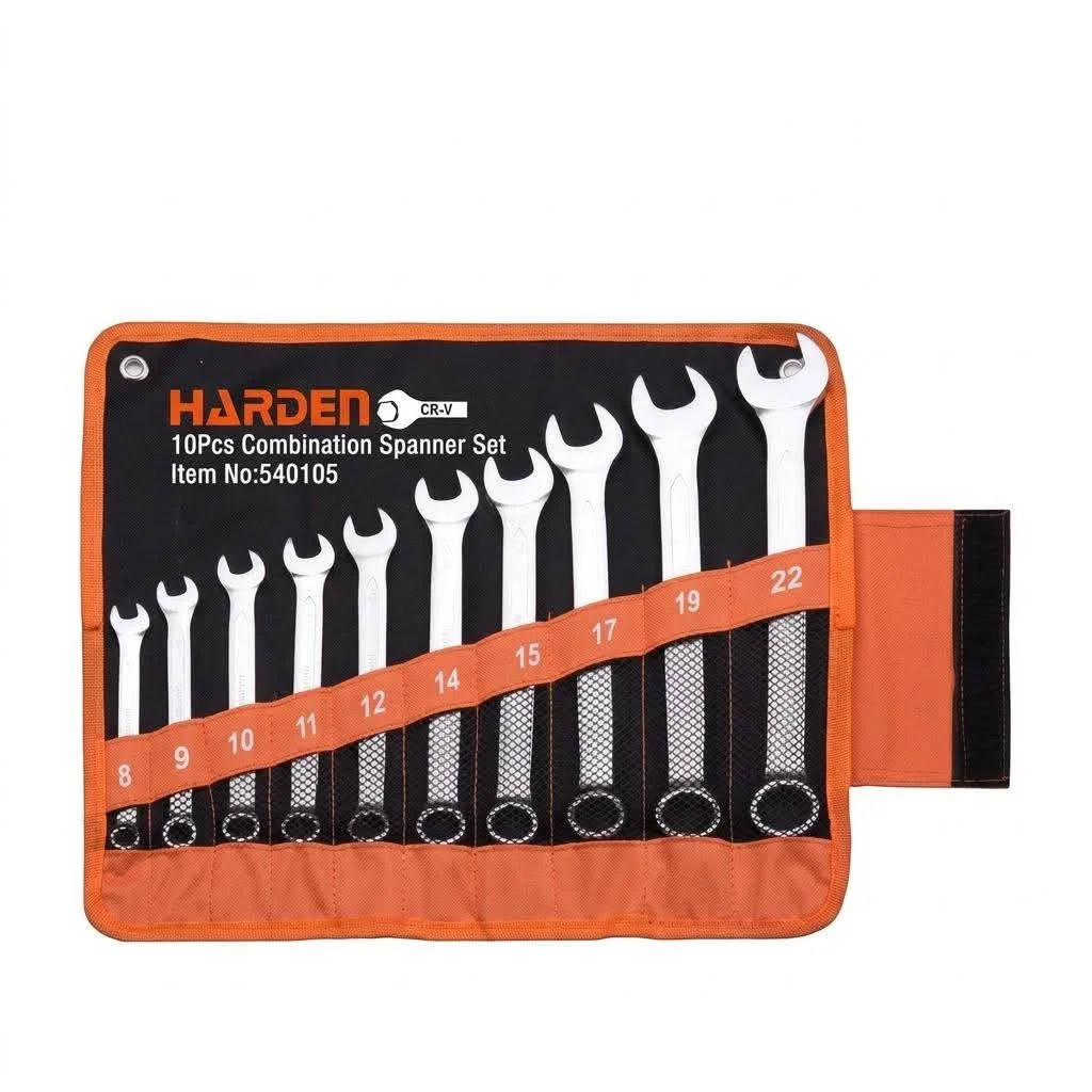 Jeu de 10 Clés Mixtes 8–22 mm Harden