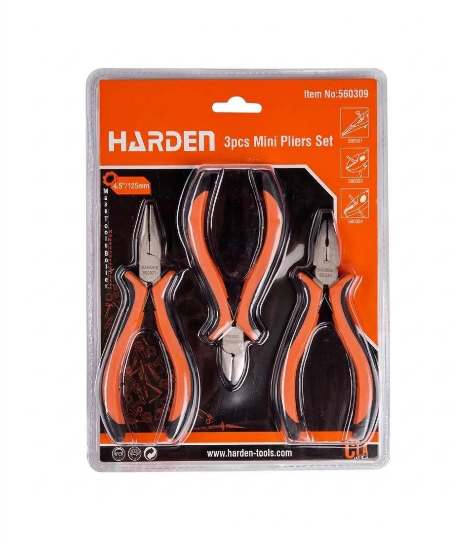 3Pcs Jeu de Pinces Harden – Set de 3 Pinces CR-V