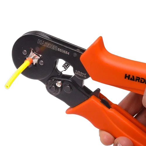Pince à sertir à cliquet hexagonale Harden