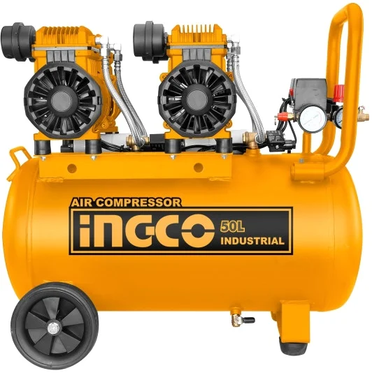 Compresseur Silencieux 50l 2×1200w 3.2hp – Acs224501 Ingco Maroc