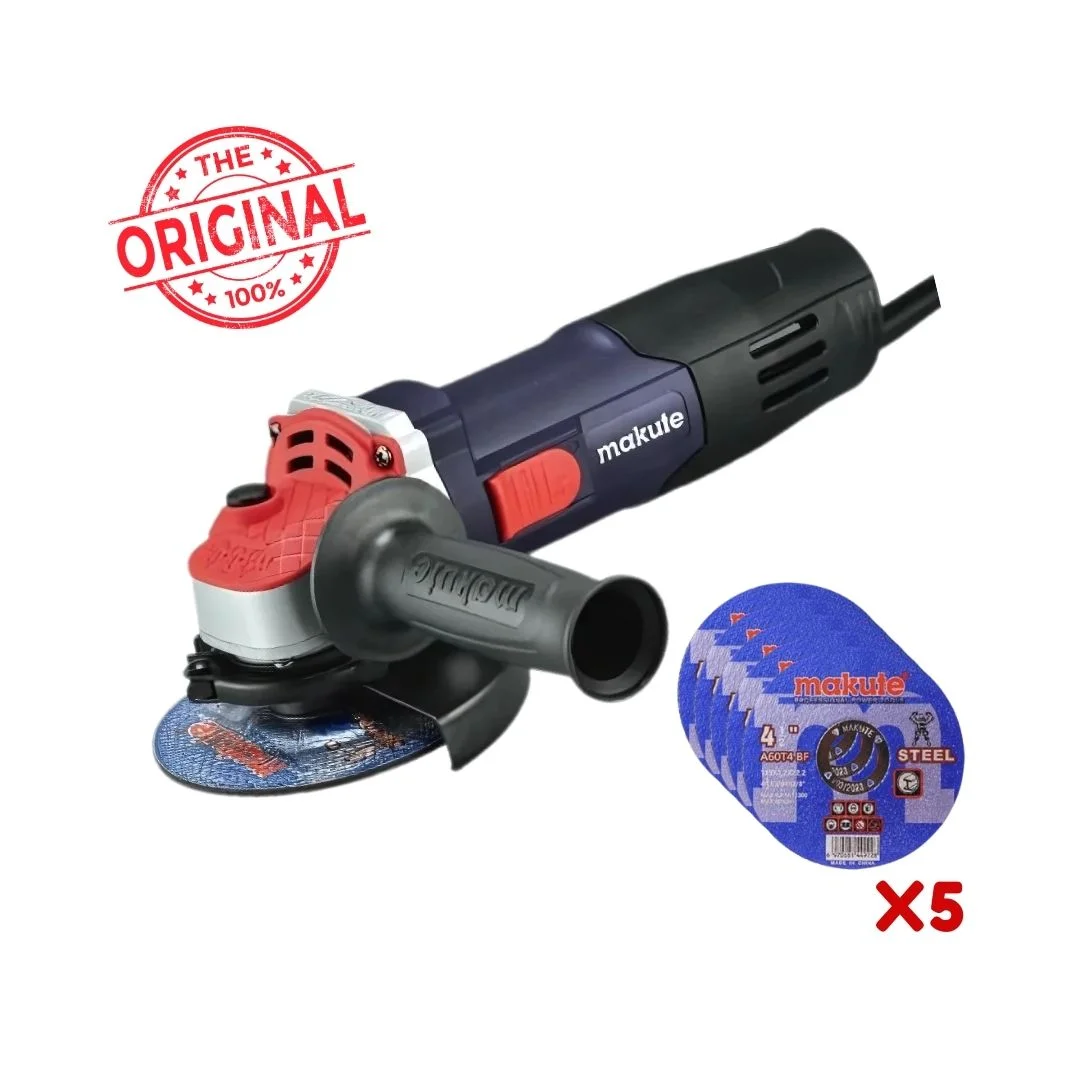 Meuleuse 850W 115mm (+5 Disques) – AG126-S Makute maroc