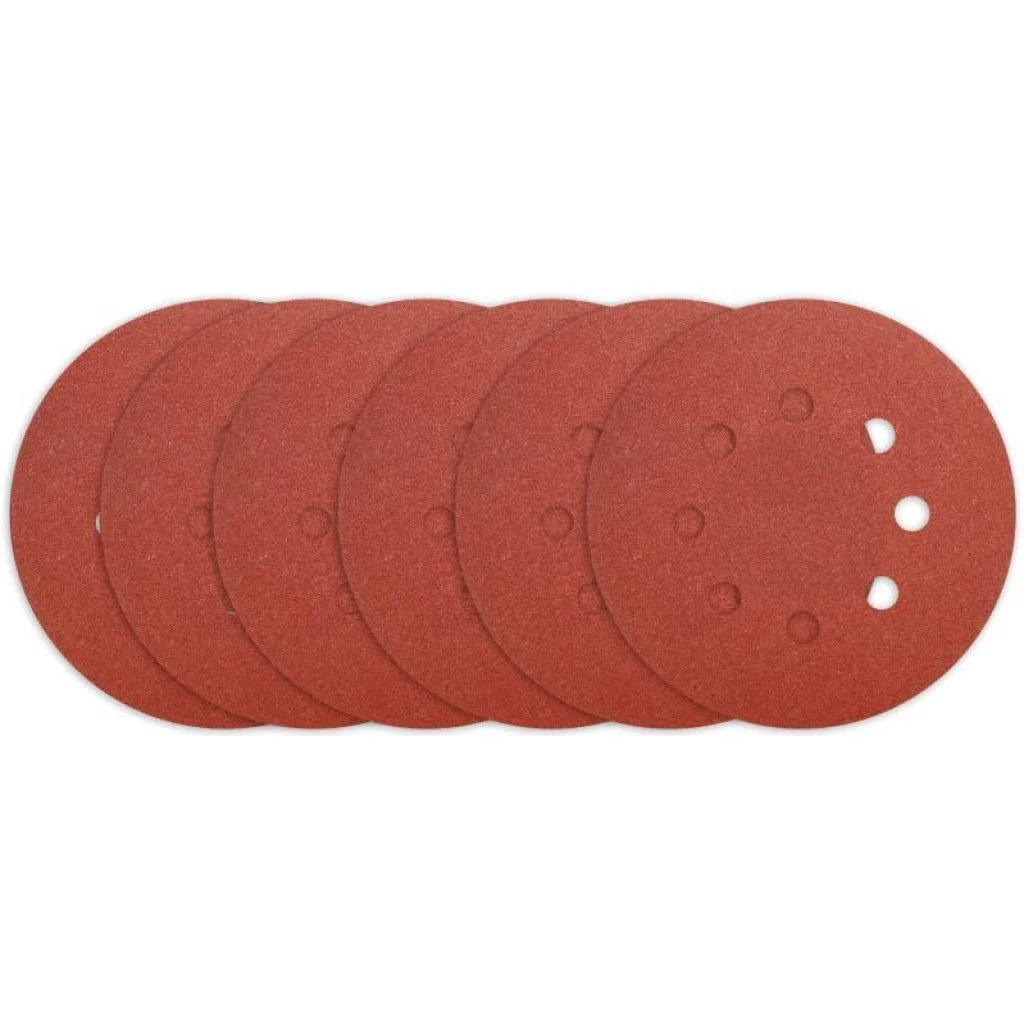 Jeu feuilles abrasives ponceuse orbitale 5pcs 125mm – AKRS125051 INGCO MAROC