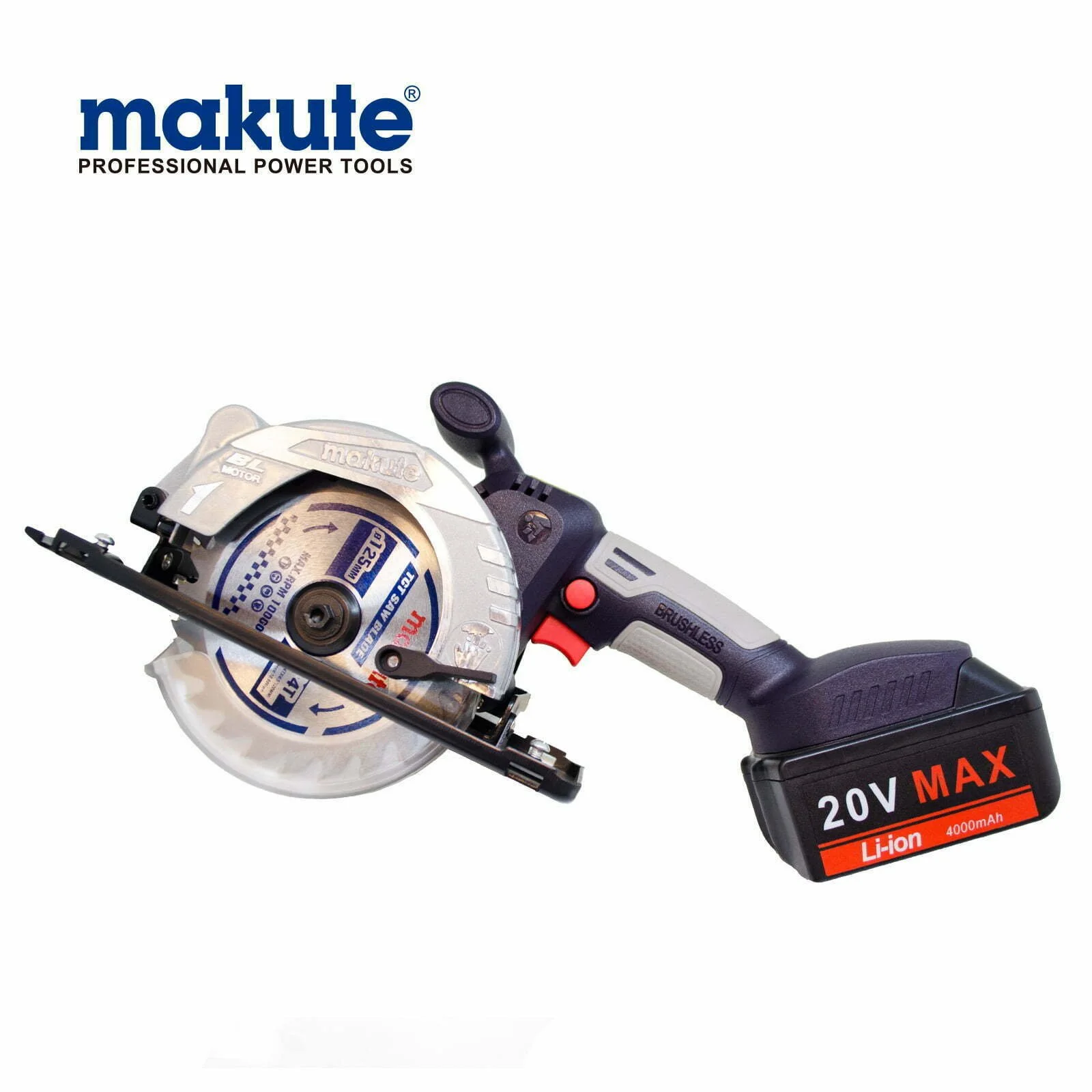 Scie circulaire à batterie 20v – CCS125-BL MAKUTE MAROC