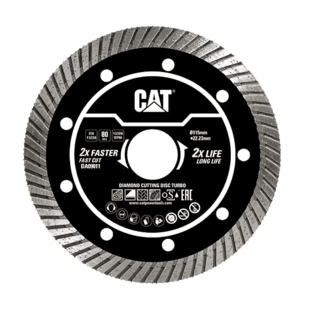 DISQUE DIAMANT TURBO MULTIUSAGE 115 – DA09011 Caterpillar Maroc