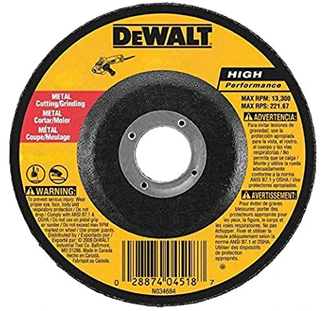 Disque A Tronconner Metal 115X3X22 – DX7927-AE DEWALT MAROC