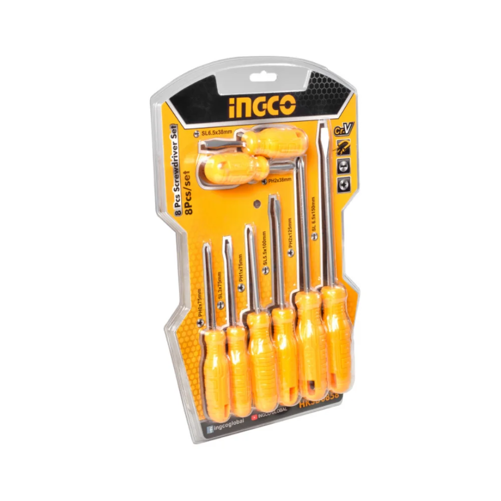 Set de 8 tournevis – HKSD0858 INGCO MAROC