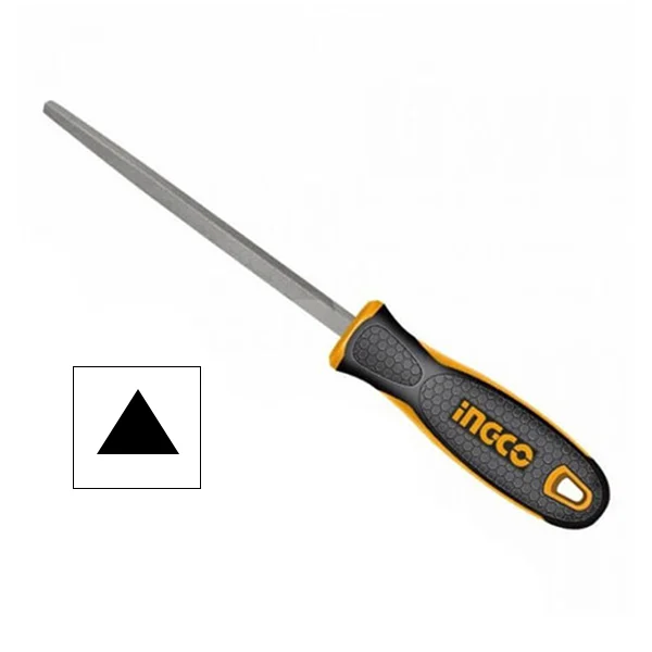 Lime d’acier triangulaire 200mm – HSTF088 INGCO MAROC