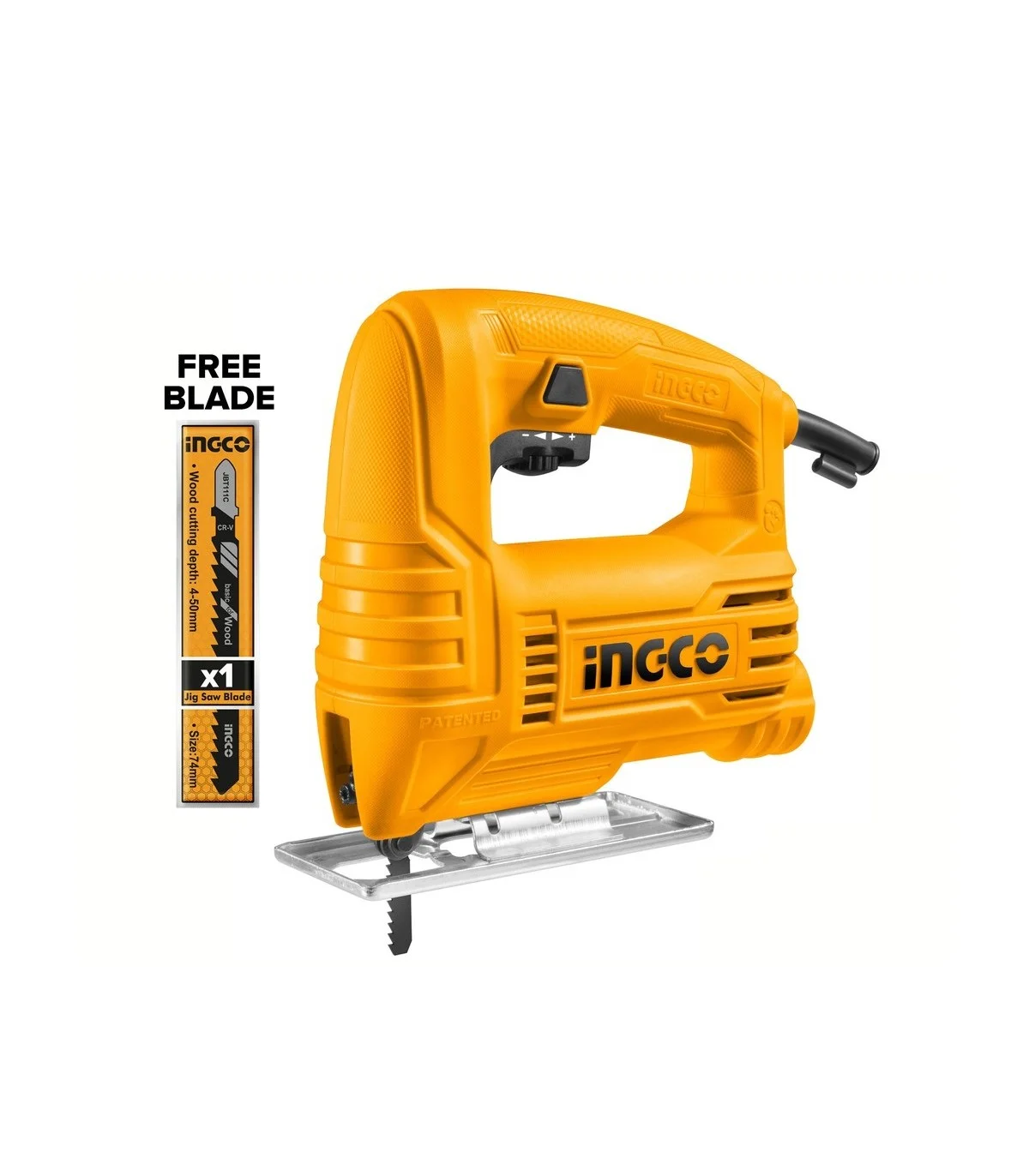 Scie sauteuse 55mm 400W SS + 1 lame – JS400285 INGCO MAROC