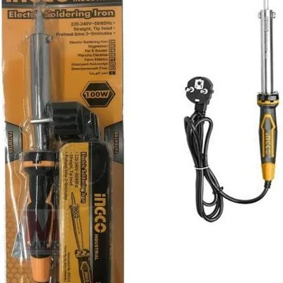 Fer à souder électrique droit 100W – SI00108 INGCO MAROC