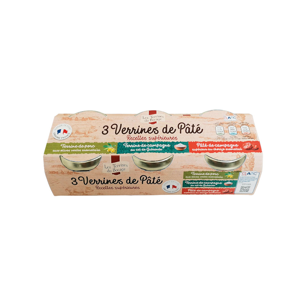 3 Verrines de Pâté