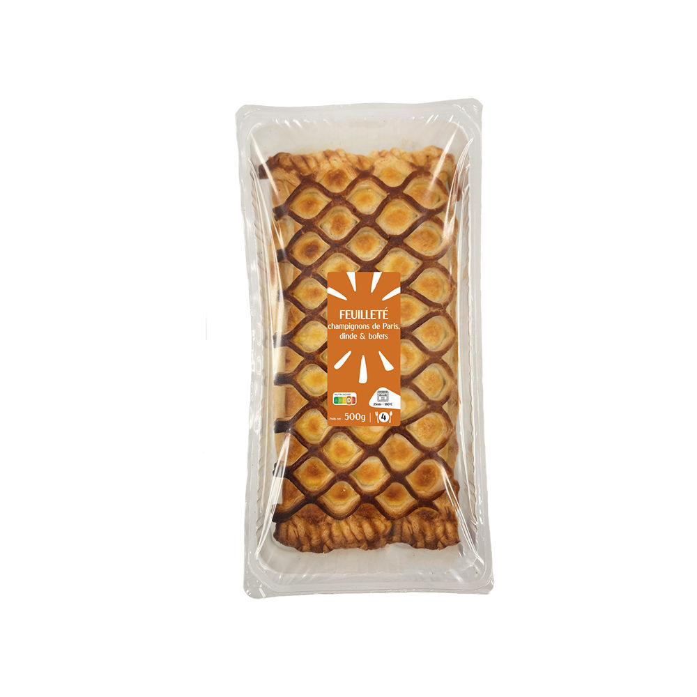 Feuilleté Dinde Champignons