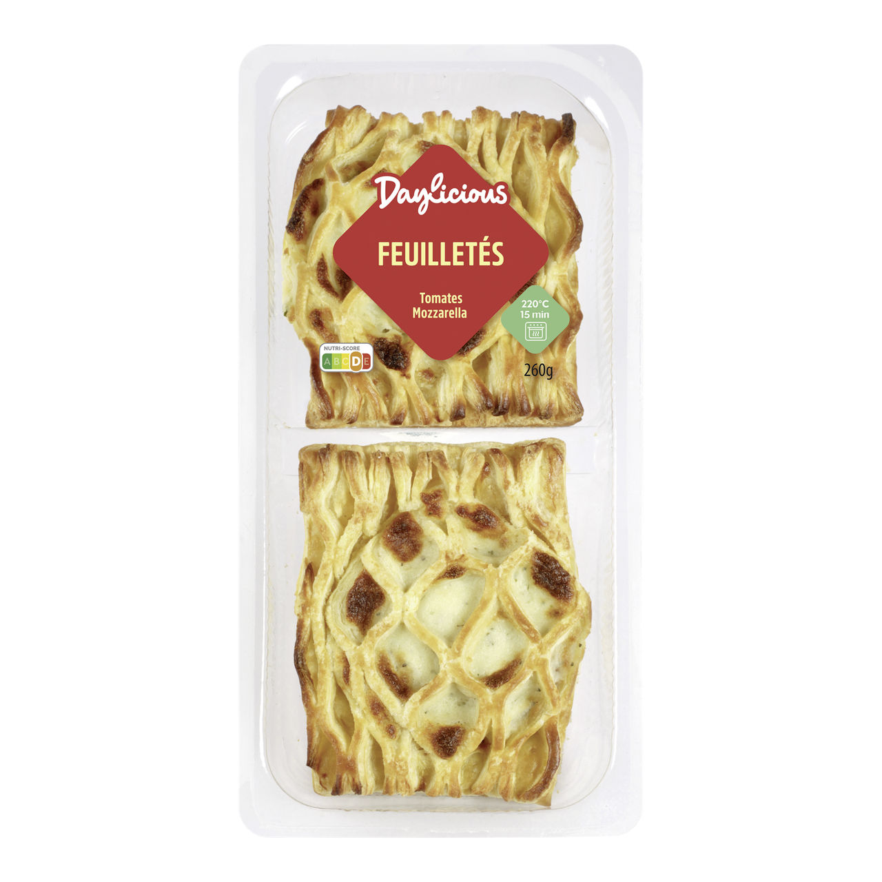 Feuilletés Tomate Mozzarella