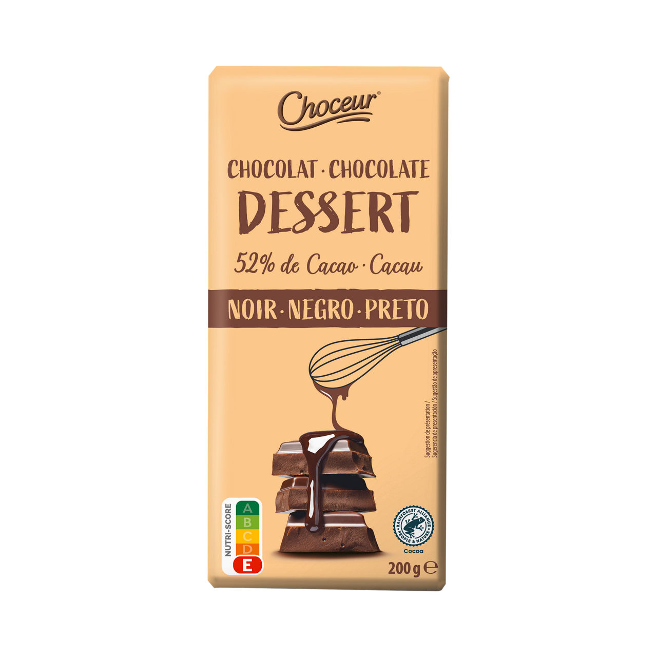 Tablette Chocolat Noir Dessert 52%
