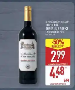 LE PAVILLON DE PEY BERLAND BORDEAUX SUPÉRIEUR AOP