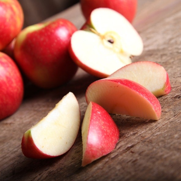 Pommes bicolores