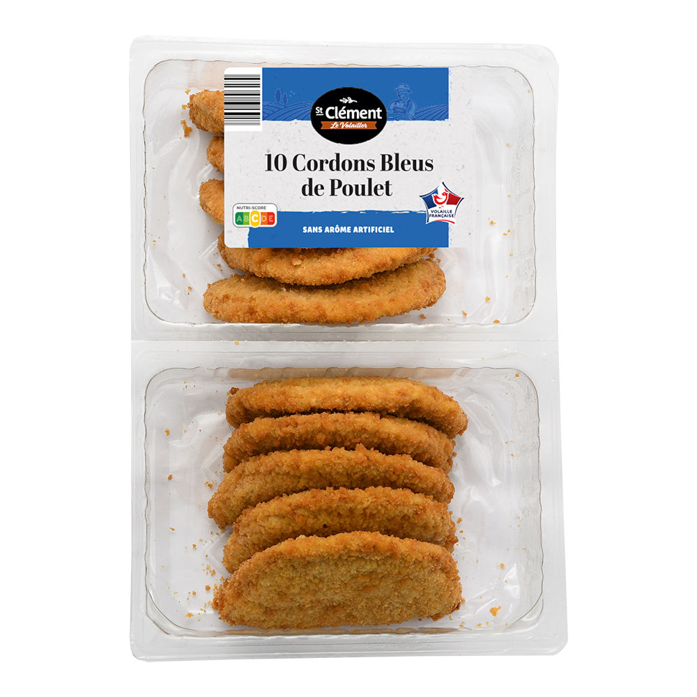 10 Cordons bleus de poulet