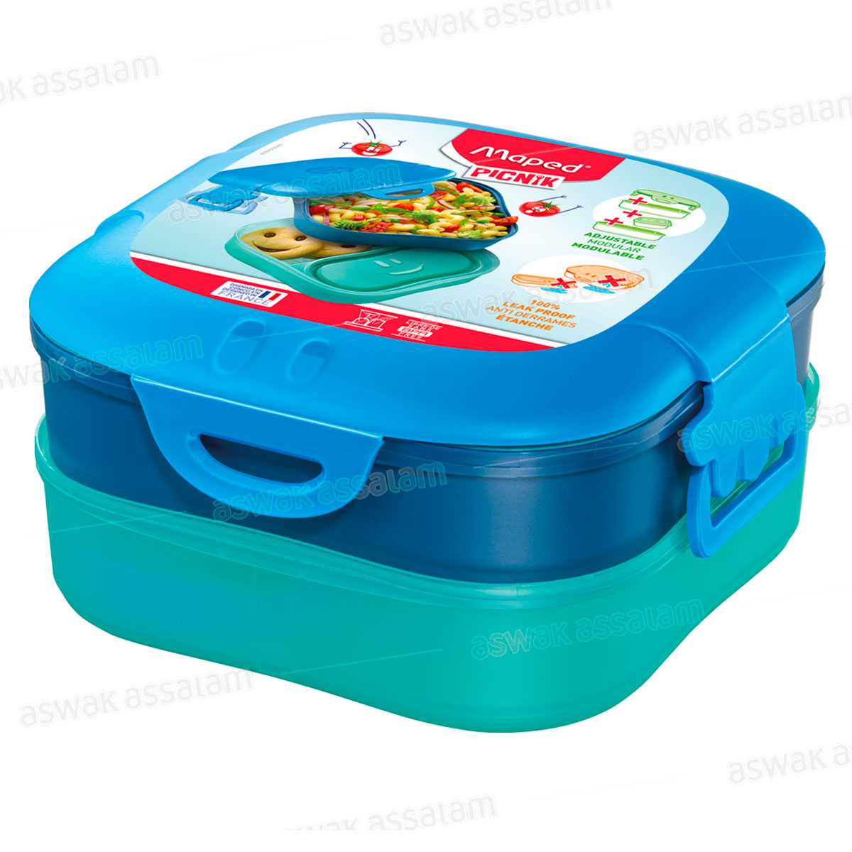 Lunch Box 3 en 1 Bleu Maped