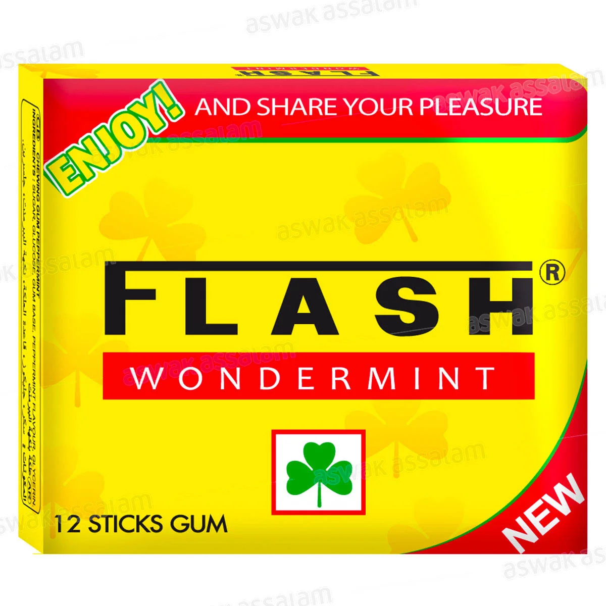 Chewing-Gum Wondermint 12 Sticks Flash