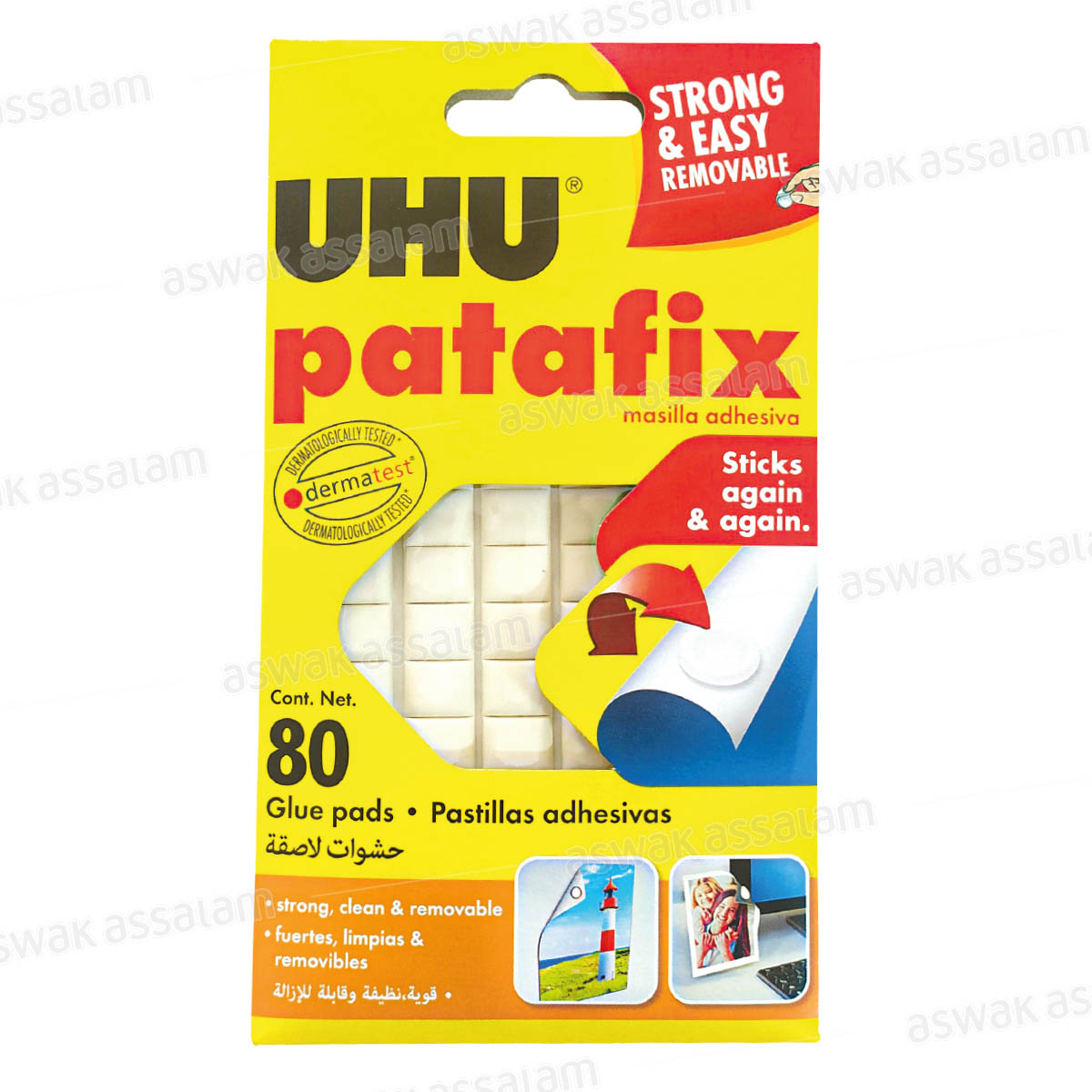 80 Pastilles de Colle Patafix Uhu