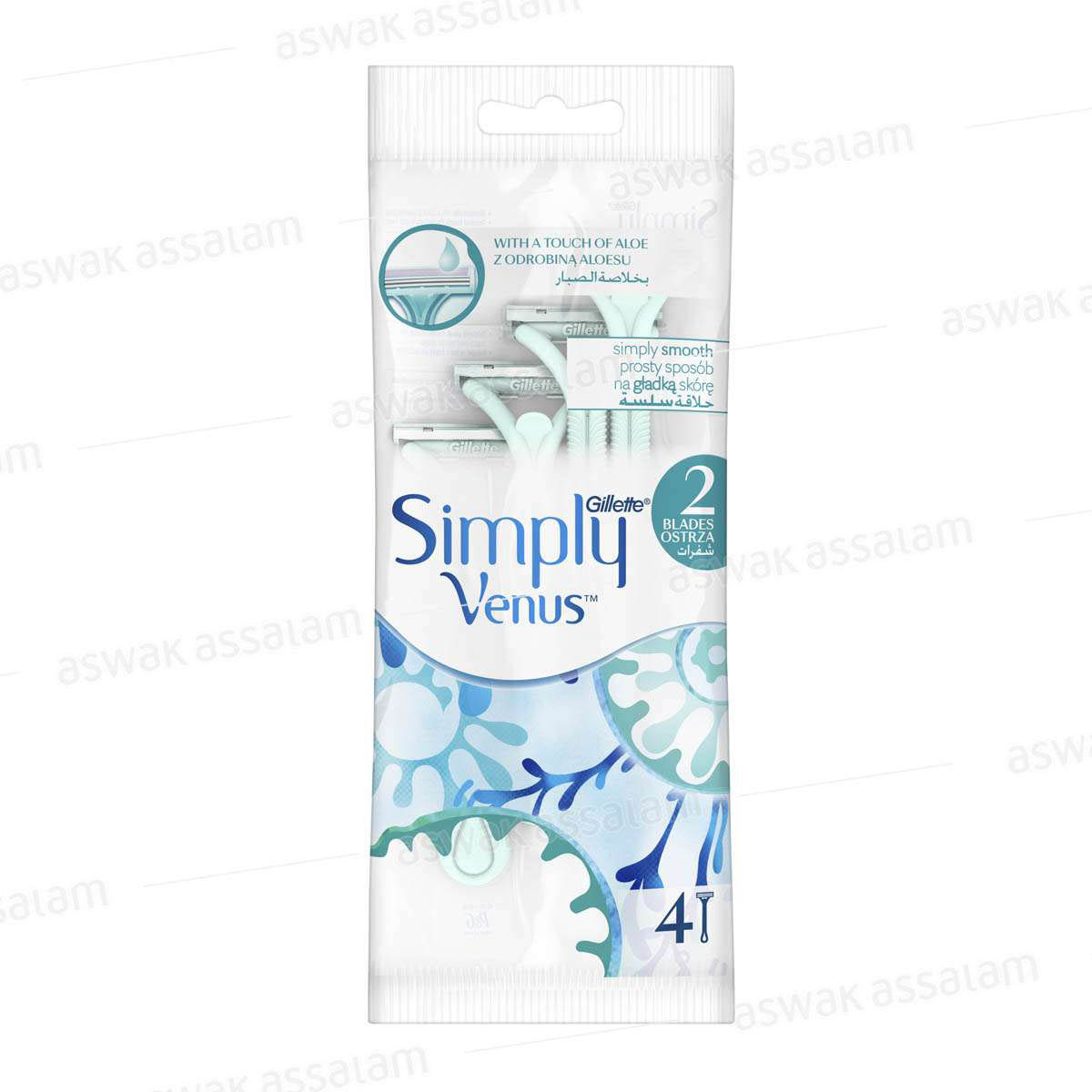 Rasoir Simply Venus2 4 Unites Gillette
