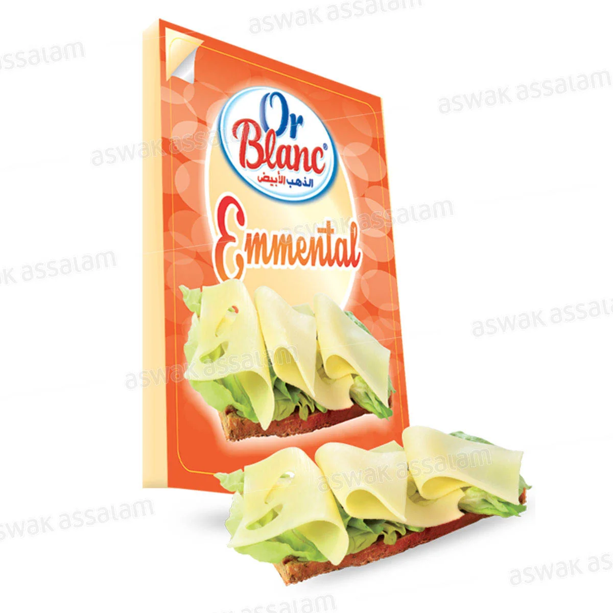 Fromage Emmental en Tranches 100g Or Blanc
