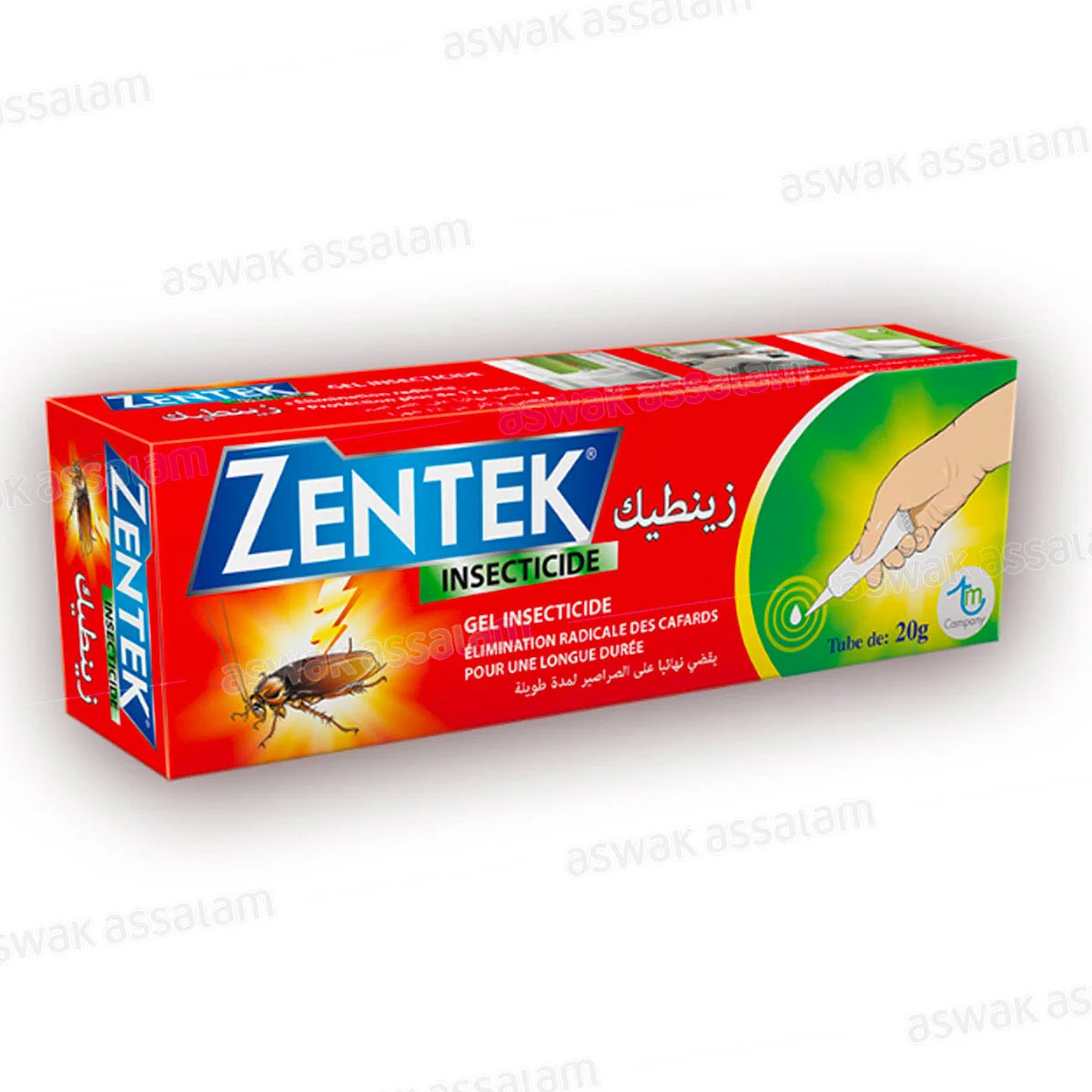 Gel Insecticide Anti-Cafards 20g Zentek