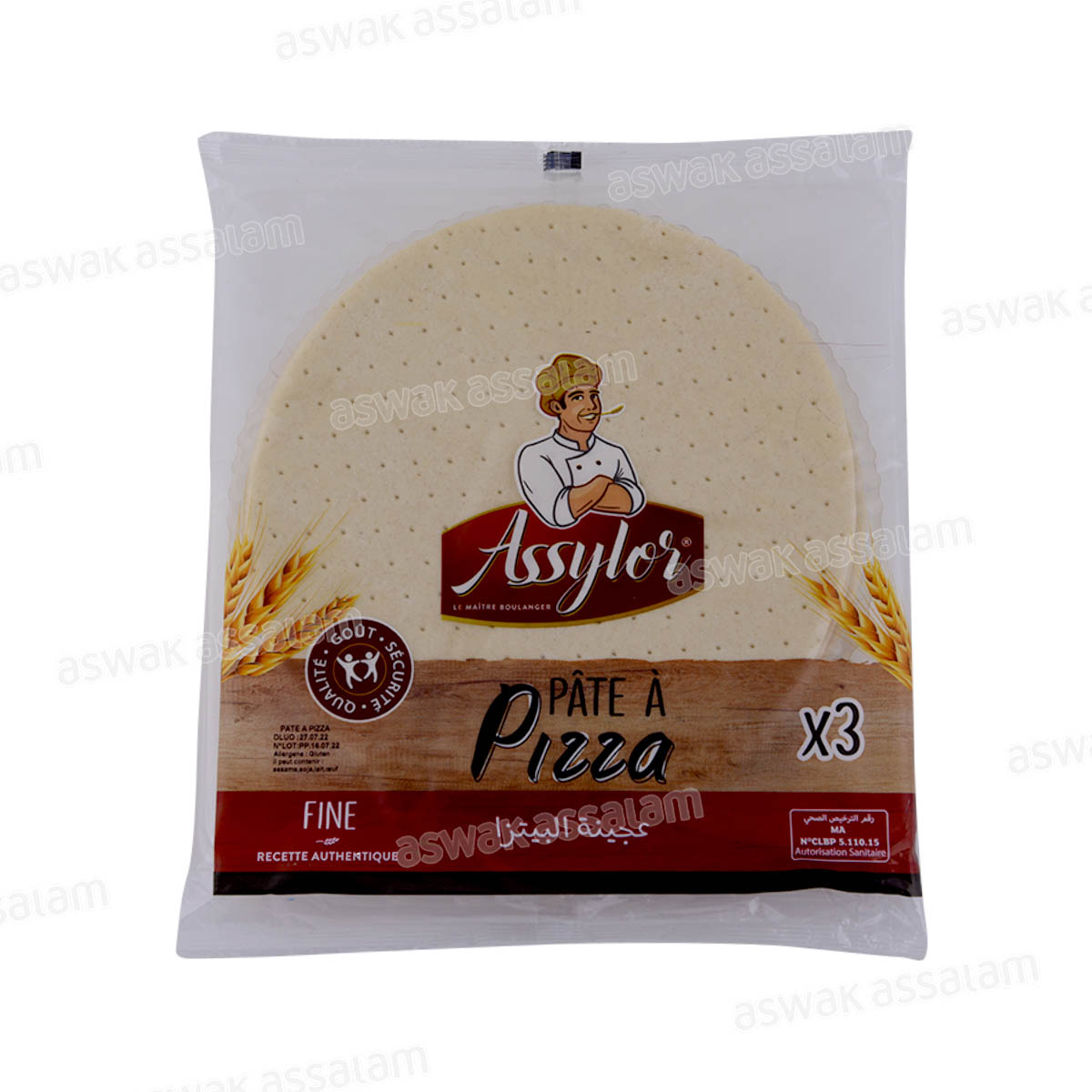 Pate A Pizza 30cm 3 Unites Assylor