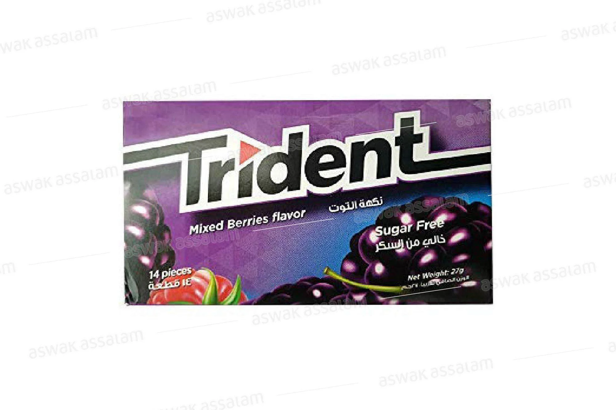 Chewing-Gum Mixed Berries 14 Pieces Trident