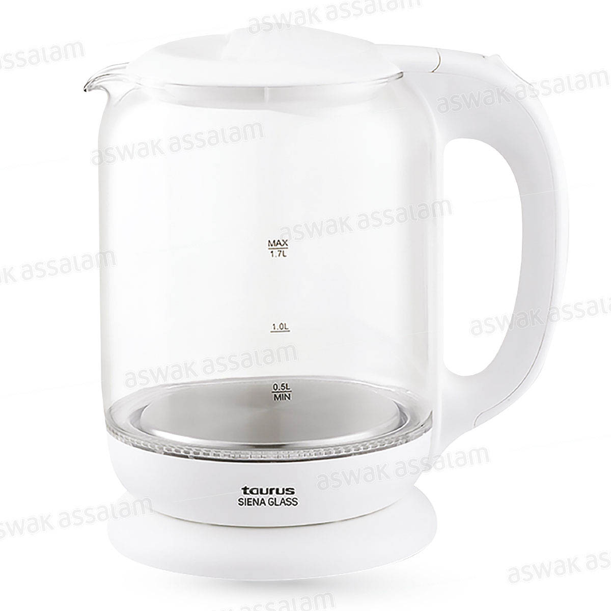 Bouilloire en Verre 1,7l Siena Glass Taurus