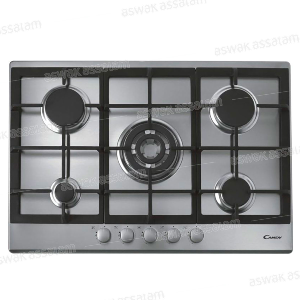 Plaque de Cuisson Encastrable 5 Feux Inox Chg74 Candy