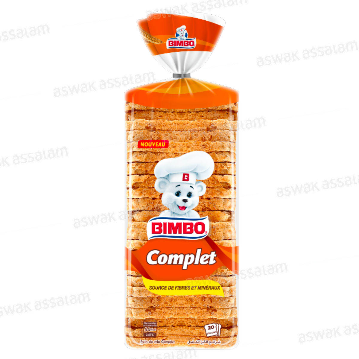Pain de Mie Complet 780g Bimbo
