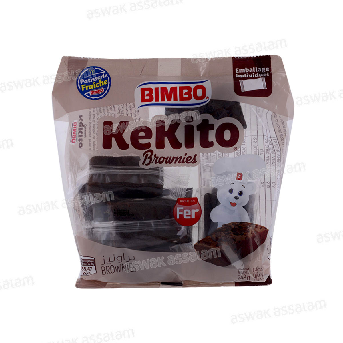 Brownie Chocolat 248g Kekito Bimbo