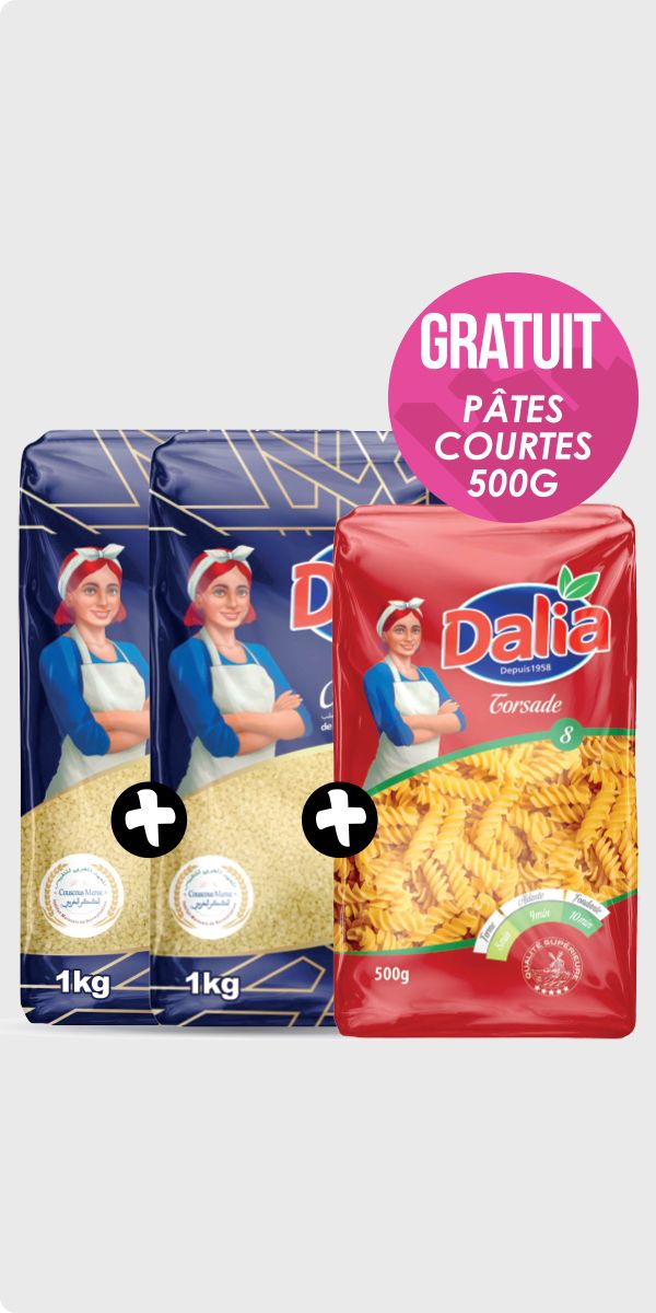 Lot de 2 couscous 1kg DALIA