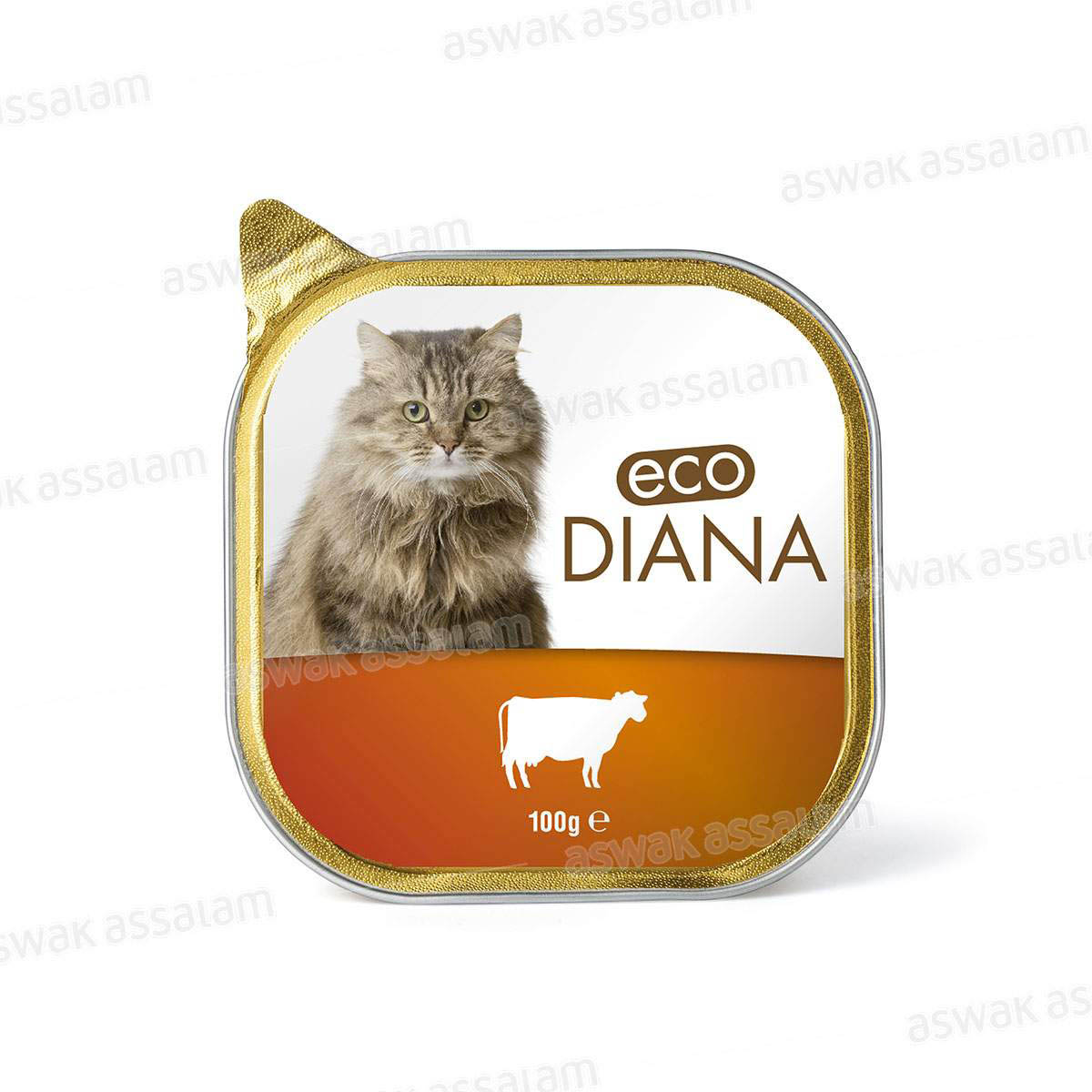 Pate Boeuf en Barquette pour Chat 100g Eco Diana