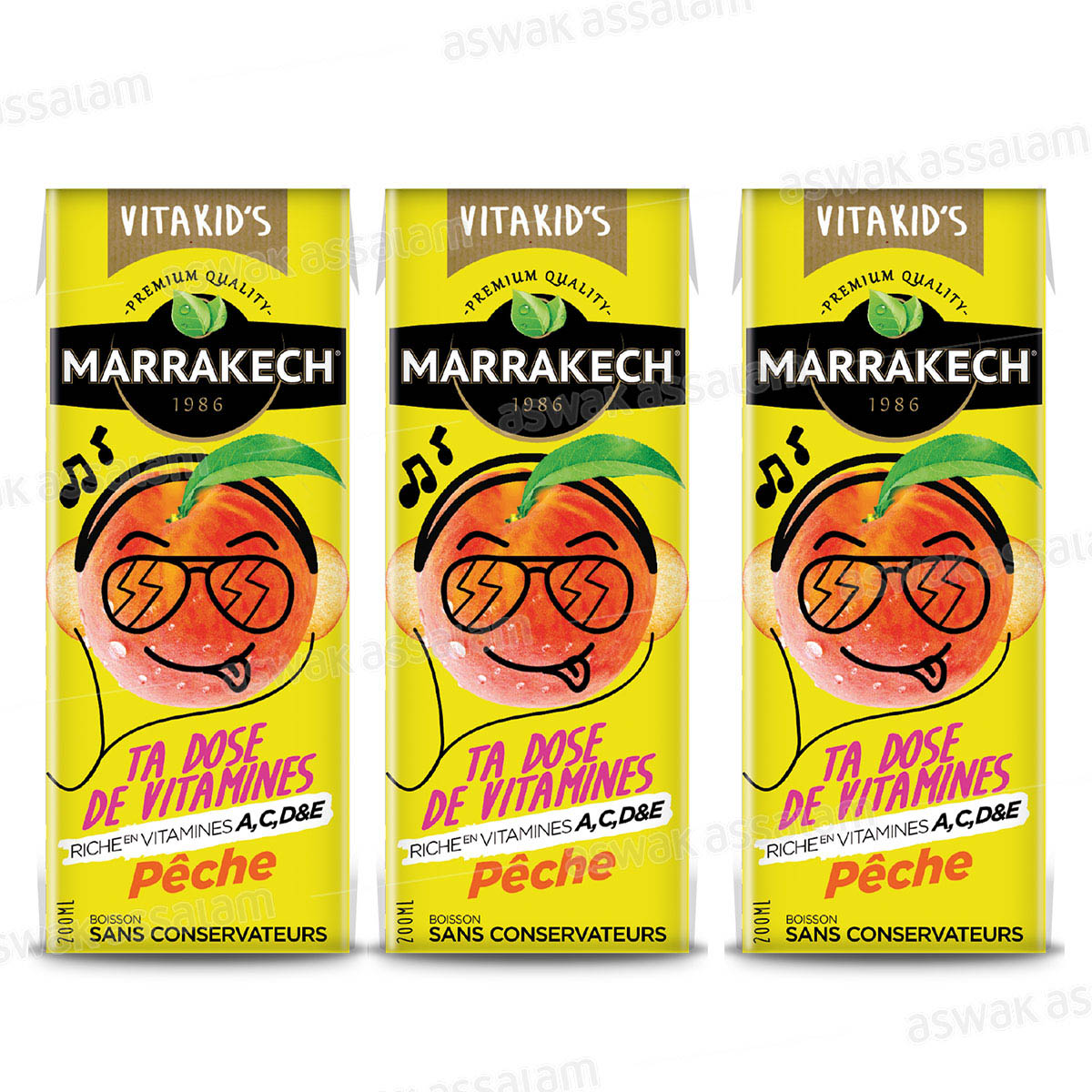 Nectar Peche 3*20cl Pack Marrakech