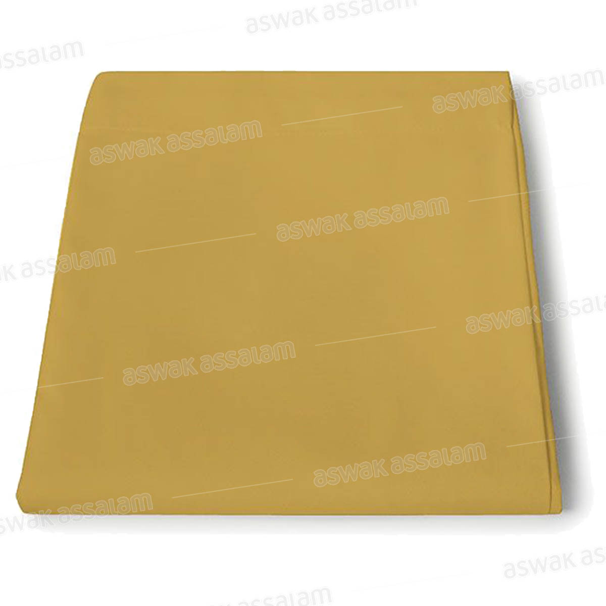 Drap Housse Cotonelle 160*200cm Moutarde Richbond