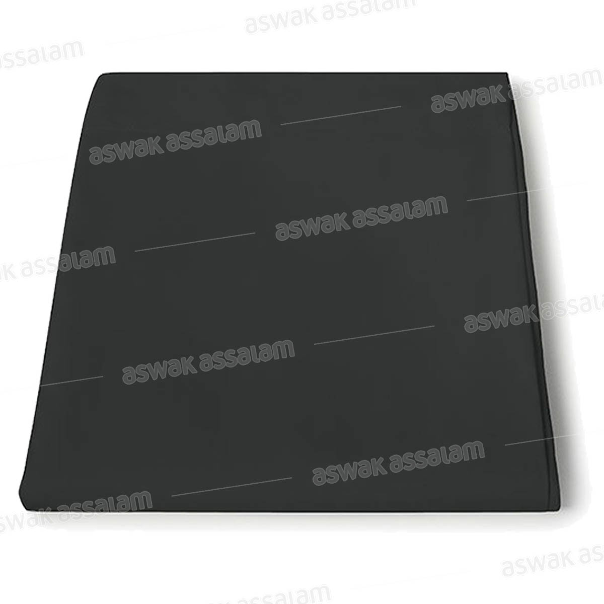 Drap Housse Cotonelle 160*200cm Noir Richbond