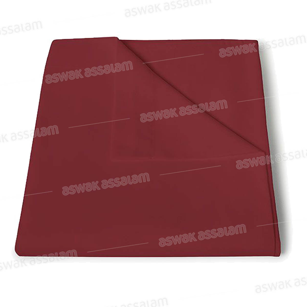 Drap Plat Cotonelle 240*270cm Grenat Richbond