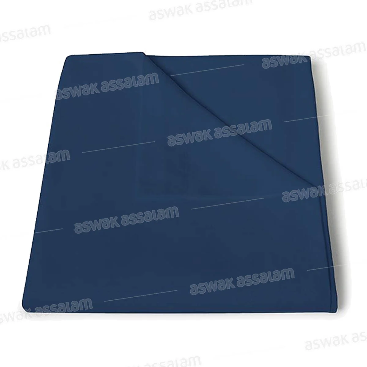 Drap Plat Cotonelle 180*270cm Bleu Marine Richbond
