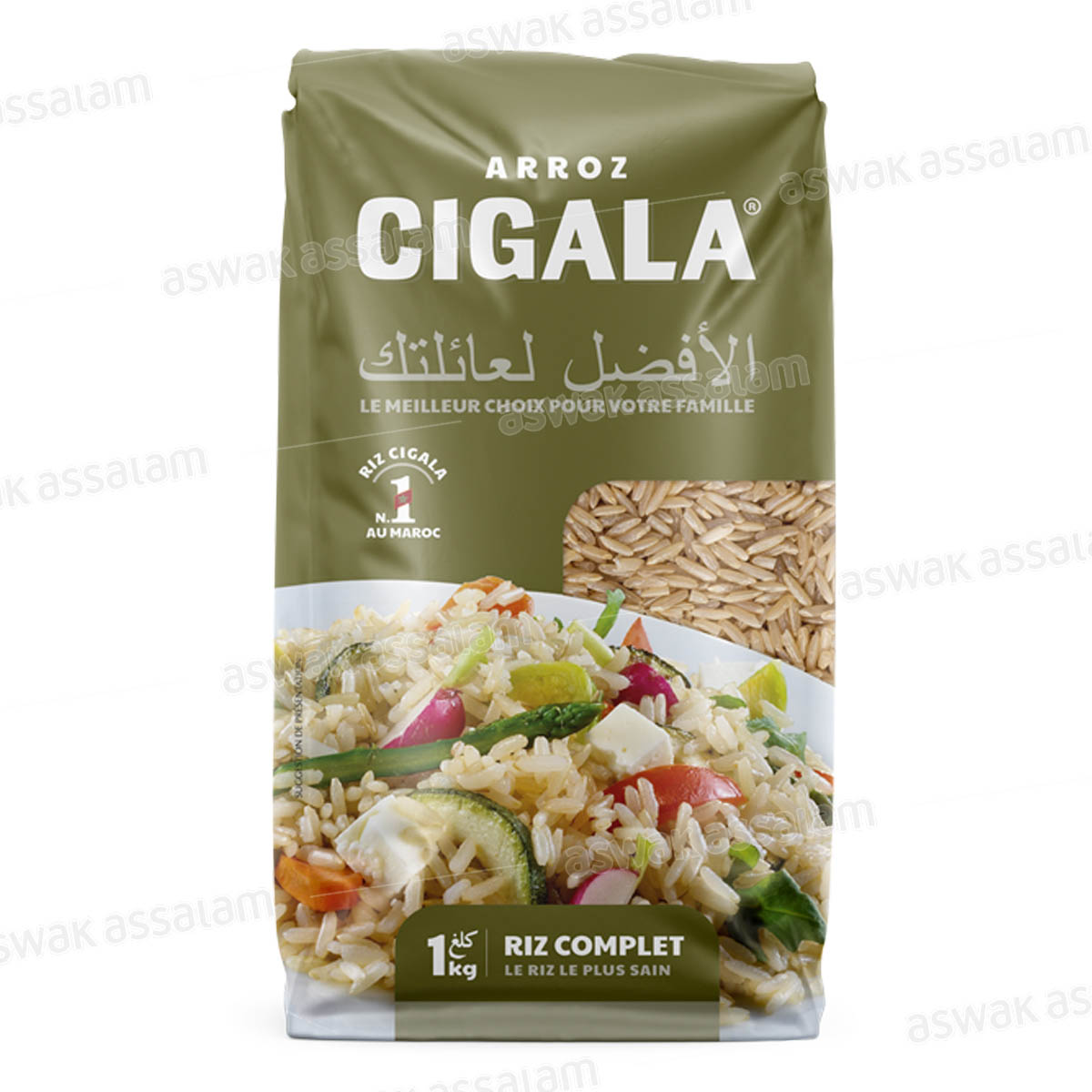 Riz Complet 1kg Cigala