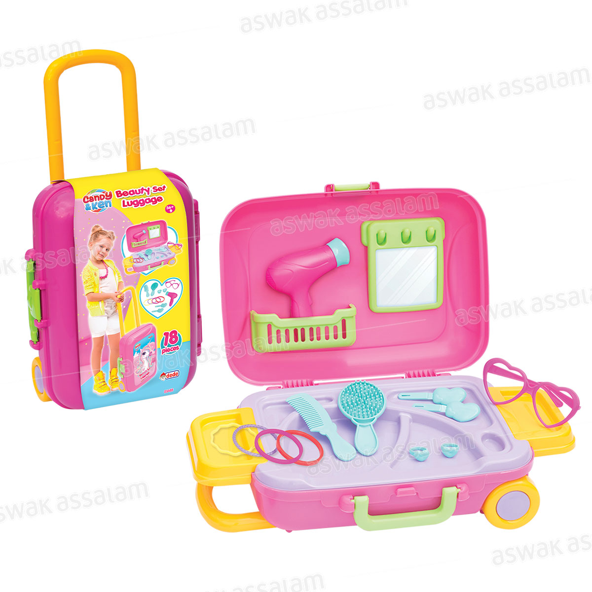 Valise Beaute Avec Accessoires pour Enfant