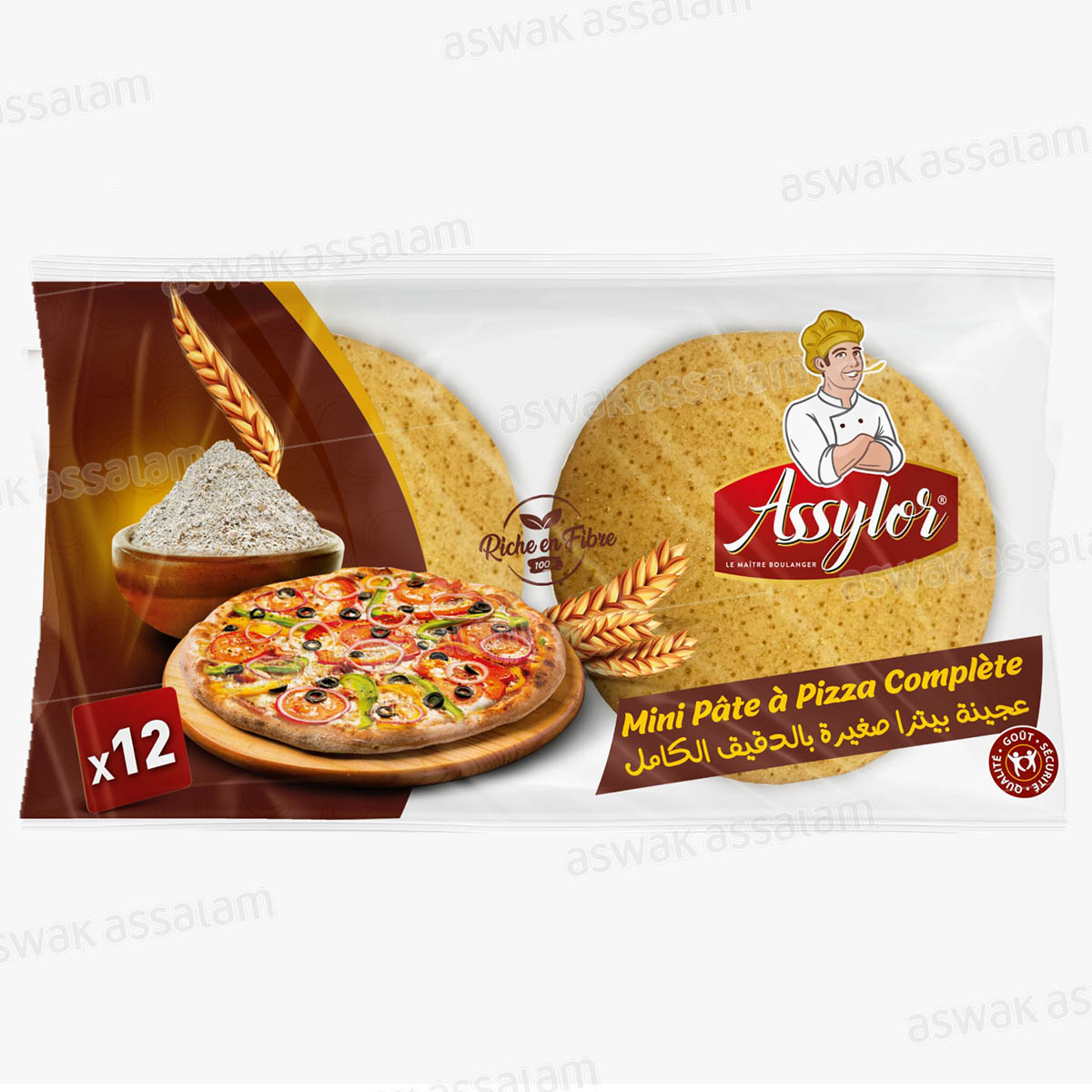 Mini Pate A Pizza Complete 12 Unites 160g Assylor