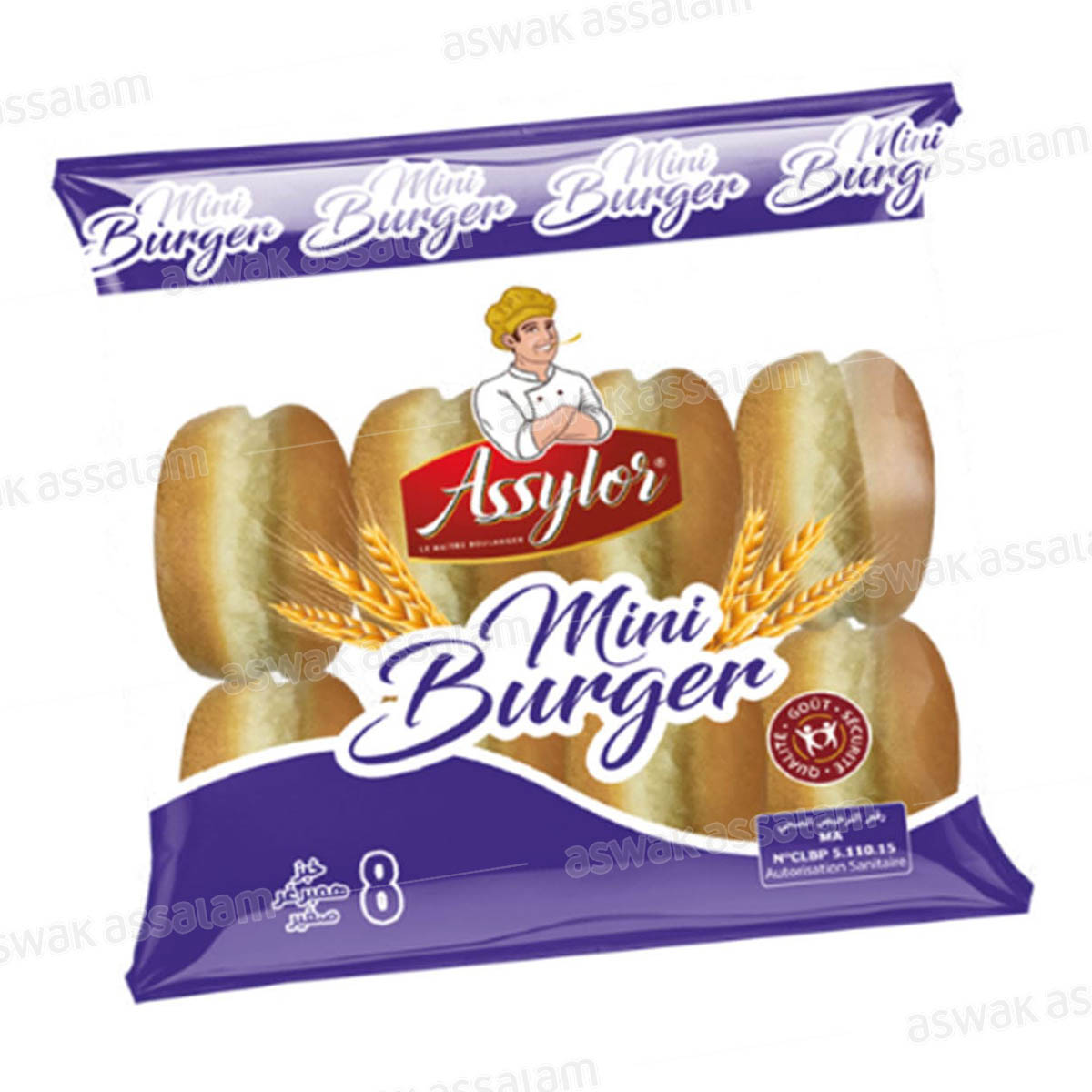 Mini Burger 8 Unites Assylor